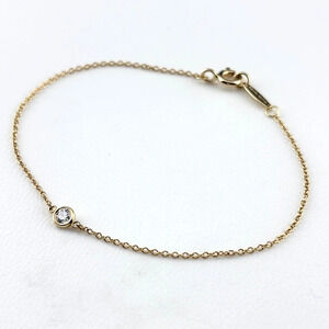 TIFFANY & CO. Diamond Charm Bracelet